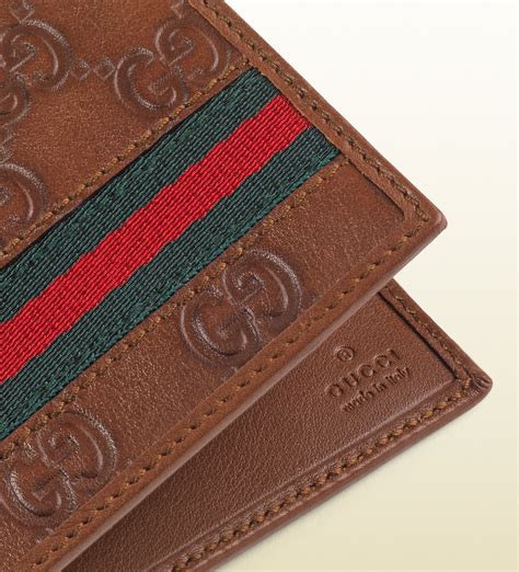 gucci brown wallet